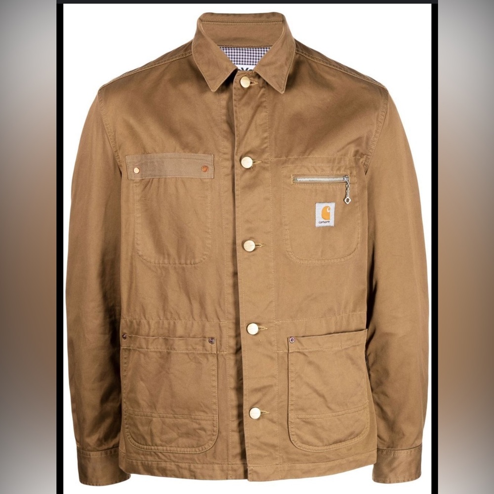 Junya Watanabe X Carhatt Logo Patch Shirt Jacket